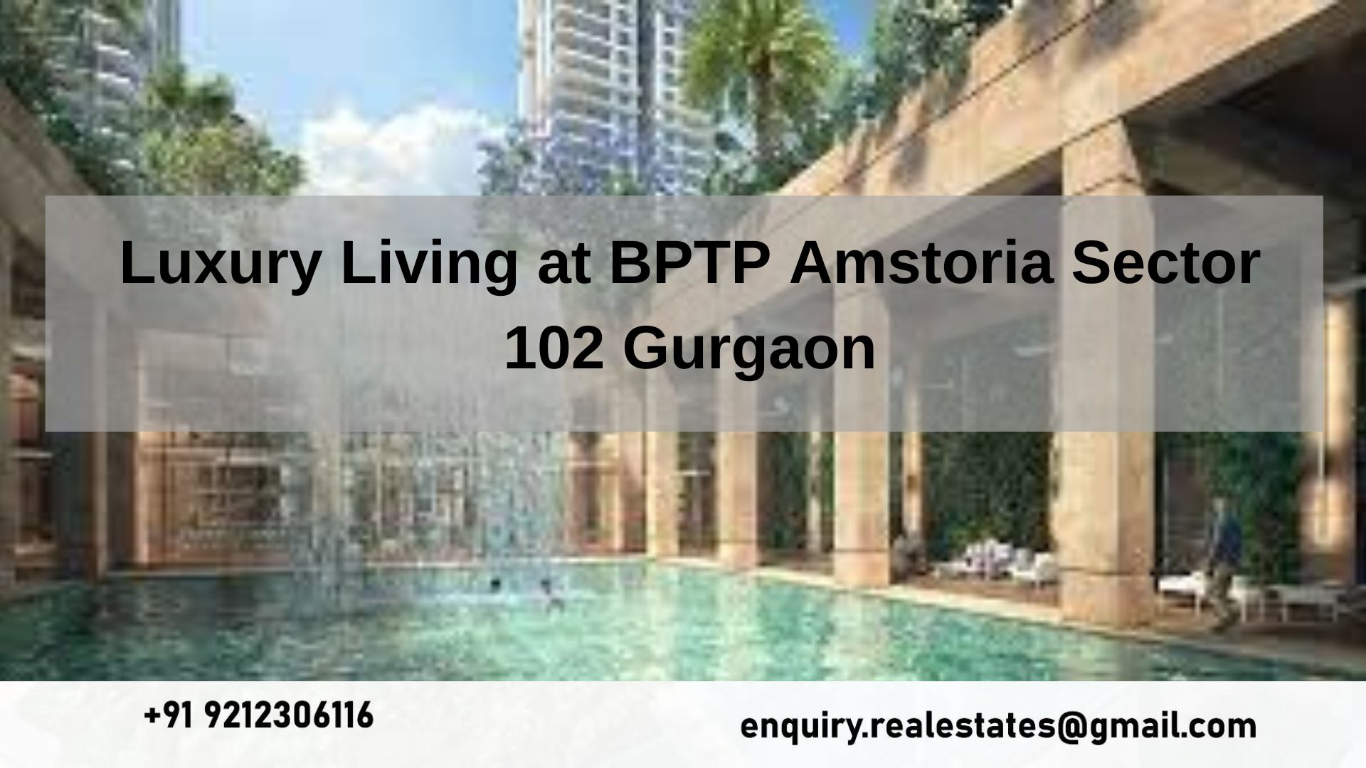 Luxury Living at BPTP Amstoria Sector 102 Gurgaon